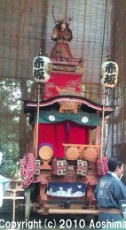 赤坂氷川祭の江戸型山車（2009年）